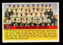 Vintage Football Card 1956 Topps #40 Philadelphia Eagles Team Card - £8.63 GBP