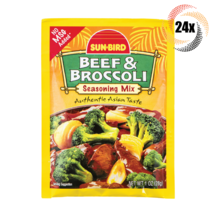 24x Packets Sun Bird Beef & Broccoli Seasoning Mix | Authentic Asian Taste | 1oz - £39.28 GBP