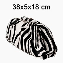 ACEBLUE 2022 Fashion Day Clutch Dumpling Bag Zebra Holographic Cloud Bag Clip Pu - £95.07 GBP
