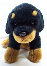 Demdaco Nat &amp; Jules Very Soft Rottweiler Puppy Dog 13&quot; Plush Stuffed Animal Toy - £15.48 GBP