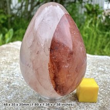 Crimson Healer Egg Crystal Healing Stone - Genuine Specimen with Certificate - $28.32