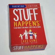 Stuff Happens Parenting Edition Family Card Game Teens Misery Index Rating - $12.95