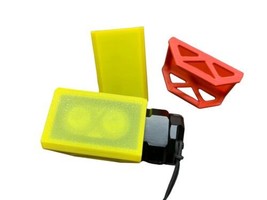 3D printed multi-color diffuser lampshade For Wuben E7 Mini Flashlight - £5.14 GBP