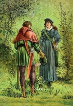 Robin Hood and Maid Marian - Art Print - £17.85 GBP+