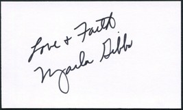 Marla Gibbs Signed 3X5 Index Card The Jeffersons Florence 227 The Hughleys - £18.06 GBP