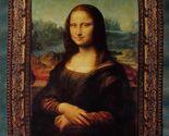 36" X 44" Panel Mona Lisa Painting Leonardo Da Vinci Fabric Panel D778.67 - $11.95