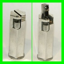 Uncommon 1945 Aluminum Block Hexagon Lighter By Emson B&#39;port Conn. Rare Working  - £163.21 GBP