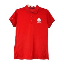 Ralph Lauren RLX Womens Red 2016 Hazeltine Ryder Cup Golf Polo Shirt Siz... - $17.81