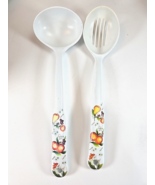 Set Of 2 Large Melamine Ware Kitchen Utensil Spatula Spoon Fruit 13” 198... - $207.14 MXN