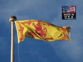 SCOTLAND Scottish ROYAL LION Rampant Arms 3x5 Super-Poly FLAG Banner*USA... - £12.52 GBP