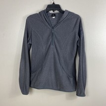 REI Co-Op Women&#39;s 1/4 Zip Fleece Pullover Jacket Gray Casual Hiking Size Medium - £14.98 GBP