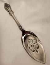 Oneida Stainless Flatware Renoir-Pembrooke  Floral Pierced Pie/Cake Server - £7.31 GBP