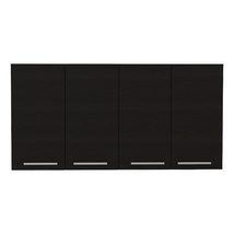 FM FURNITURE Sitka Wall Cabinet with Two Spacious Divisions, 4-Doors - £217.91 GBP+