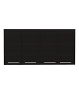FM FURNITURE Sitka Wall Cabinet with Two Spacious Divisions, 4-Doors - $377.10 CAD+
