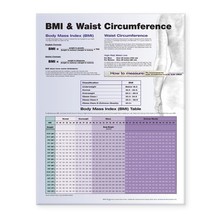 Bmi and Waist Circumference Chart Anatomical Chart Company - £29.96 GBP