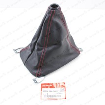 GENUINE HONDA 96-00 CIVIC TYPE R EK SHIFT BOOT RED STITCH MANUAL TRANSMI... - $56.04
