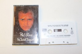 Phil Collins No Jacket Required Audio Cassette 1985 Classic Rock Atlantic - £3.11 GBP