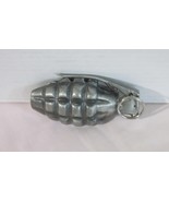 Vintage Hand Grenade Shaped Pewter Belt Buckle; Unbranded - $24.26 CAD