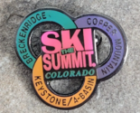 Ski the Summit Breckenridge Keystone Travel Souvenir Lapel Pin Vintage C... - $11.99