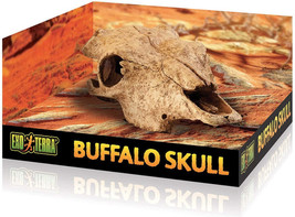Exo Terra Buffalo Skull Terrarium Decoration - Realistic Hide with Multi... - $40.95