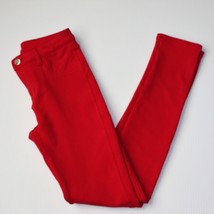 Balera Dancewear Girl&#39;s Urban Groove Bold Red Jeggings Pants size MC 10-12 - $12.99