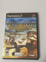 Full Spectrum Warrior Sony Playstation PS2 CIB Complete Tested &amp; Working - $14.82