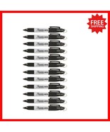 Versatile Black Fine Point Mini Permanent Markers - 12 Pack for All Surf... - $594.57 MXN