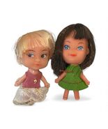 Kiddles Clone Doll Blond Side Eyes Pink Dress &amp; Brown Hair Blue eyes Gre... - $27.33 CAD