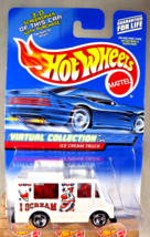 2000 Hot Wheels #144 Virtual Collection ICE CREAM TRUCK White Variation w/3 Sp - £7.07 GBP