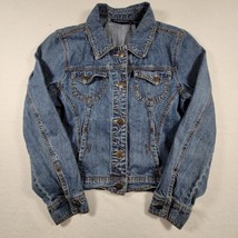 Vintage Bill Blass jeans women’s blue denim jean jacket  medium  chest pockets - £14.83 GBP