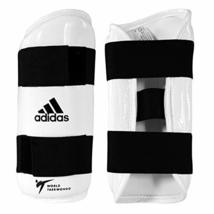 adidas WTF Taekwondo Forearm Protector White - Large - $42.56