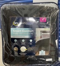 Serta Smart Comfort Ultimate 5-Pieces Bedding Set, King Size King Color Gray - £120.17 GBP