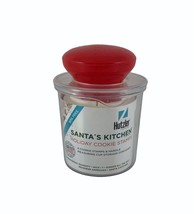 Hutzler Santa&#39;s Cookie Stamp Kitchen Holiday 6pc Set Measuring Cup Storage NEW - £8.67 GBP