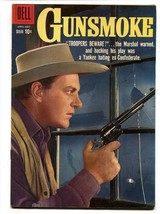 Gunsmoke #14 comic book 1959-Photo cover - James Arness Western Dell VF- - £97.81 GBP