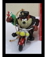Trevco Looney Tunes Ornament Taz on Motorcycle IOB - €12,74 EUR