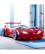 M3 INFINITI Twin Race Car Bed with LED Lights, Sound FX - $2,634.68 CAD