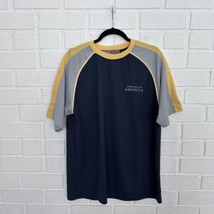 Vintage Perry Ellis America Active T Shirt Mens Medium Polyester - $16.65