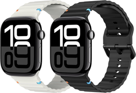 2Pack Sport Watch Band Compatible with Apple Watch Series 10 42Mm, 9/8/7... - $19.99