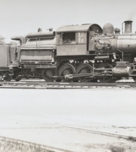 1933 Baltimore &amp; Ohio Railroad B&amp;O #1634 2-8-0 Locomotive Train B&amp;W Photograph - £9.80 GBP