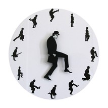 Silly Walks Comedian Funny Walking Novelty Wall Clock Watch Ministry of Comedy T - £29.22 GBP