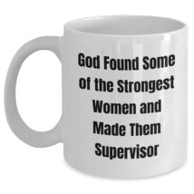 Funny Supervisor Quotes White Coffee Mug Gifts for Supervisor Women at Christmas - £12.96 GBP+