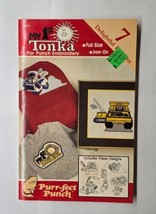My 1st TonkabPurr-fect Punch 1990 Embroidery Pattern Book Punch 7 Patter... - $16.82