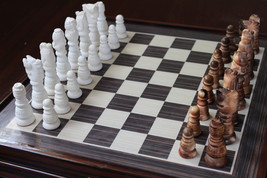 Meerschaum Chess Set, Lg - £197.51 GBP