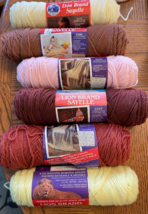 9 Skeins - Vintage Lion Brand SAYELLE - Aran Weight Dupont Orlon Acrylic Yarn - $16.00