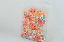 Sprinkletz Embellishments (New) October 31 - Candy Corn, Pumpkins &amp; Spiderwebs - £3.78 GBP