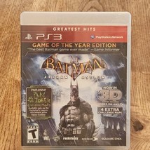 Batman Arkham Asylum PS3 Game Of The Year Edition Game Complete With Manual CIB - £11.10 GBP