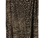 Josephine Chaus  Midi A Line Knit Skirt Womens Small Black and Tan Geome... - $16.54