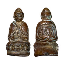 Thai Amulet Of Phra Kring Pawaret In Brass Metal - Cultural Keepsake Amu - $731.45 MXN