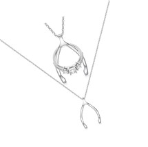 Original Patented Ring Holder Necklace - Stainless - - $215.96