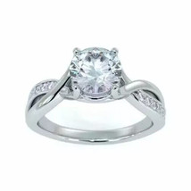 1.25Ct Round Cut Simulated Diamond 925 Sterling Silver Solitaire Engagem... - £105.16 GBP